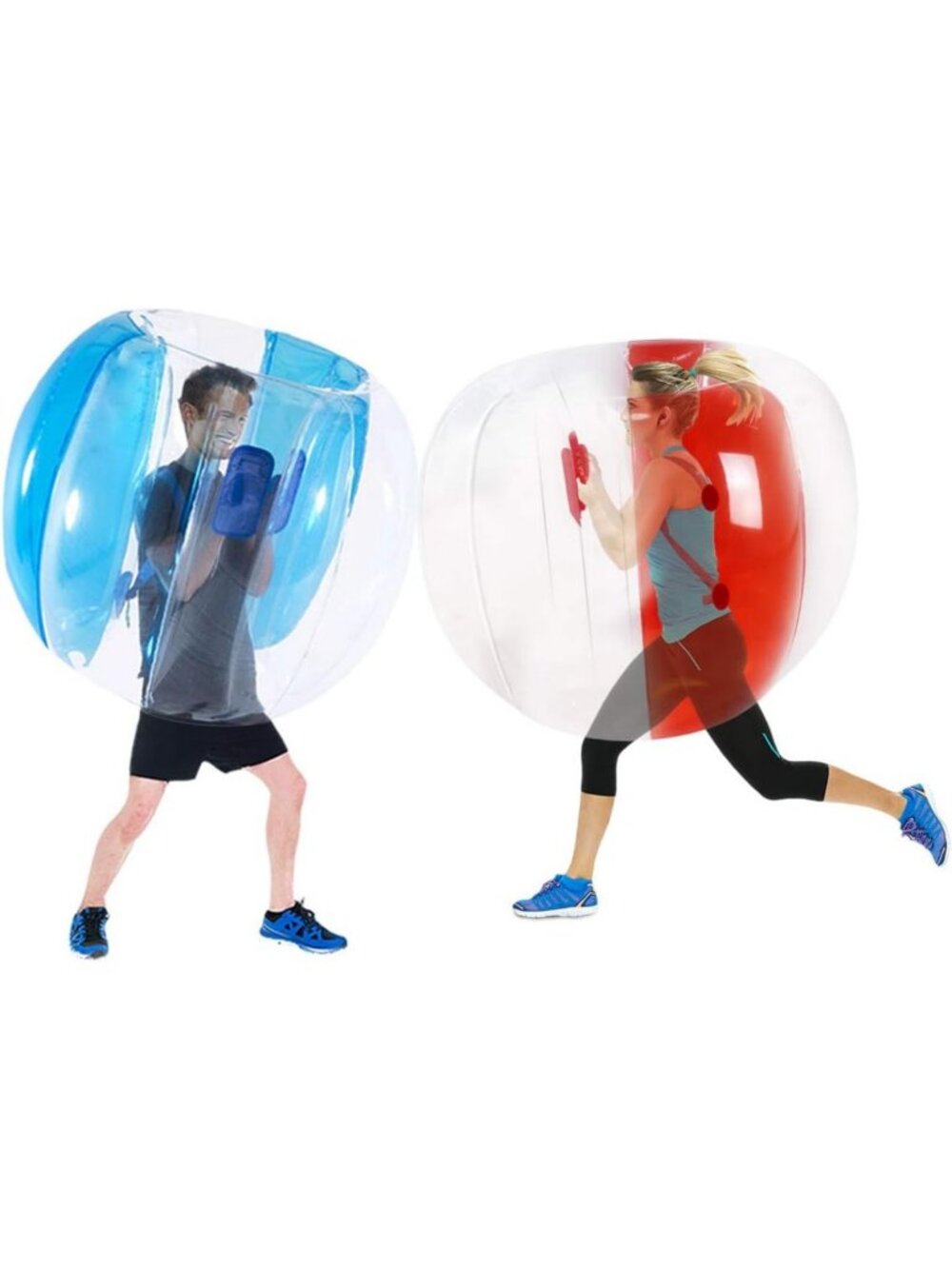 Inflatable Sumo Bounce Balls for Adults & Kids - Outdoor Team Game, 48" Blue